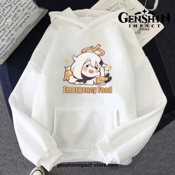 Cute Genshin Impact Emergency Food White / Xs