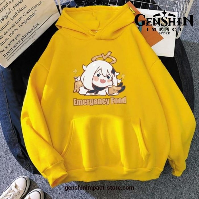 Cute Genshin Impact Emergency Food Yellow / Xxl