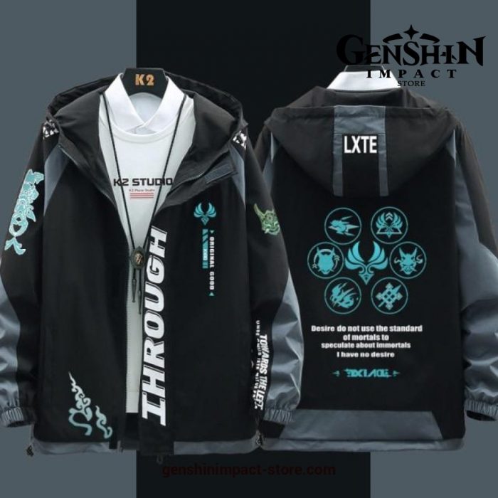 Genshin Impact Cosplay Xiao Long Jacket 3 / Xl