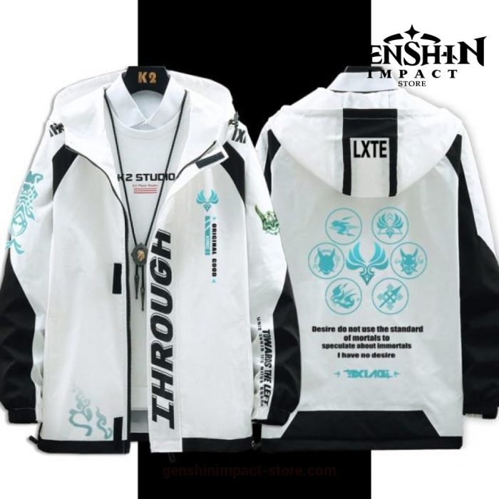 Genshin Impact Cosplay Xiao Long Jacket 5 / Xxxl