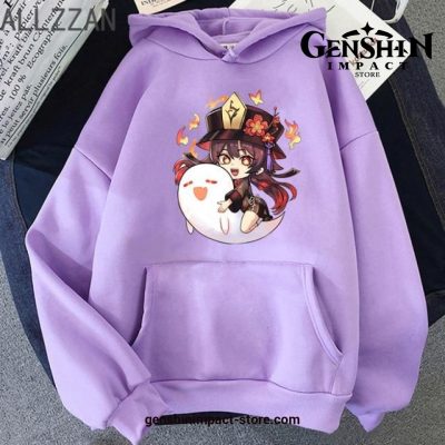 Genshin Impact Hu Tao Chibi Hoodies Green / Xxl