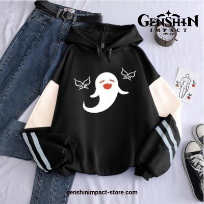 Genshin Impact Hu Tao Kawaii Hoodies Black / M