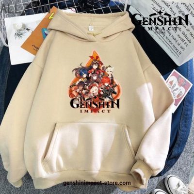 Genshin Impact Pyro Characters Hoodies 3085 3 / Xl