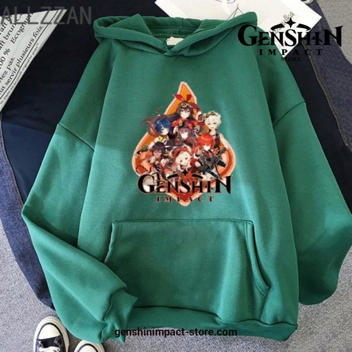 Genshin Impact Pyro Characters Hoodies 3085 9 / M