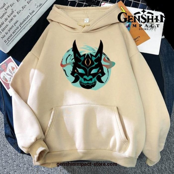 Genshin Impact Xiao Mask Fangs Graphic Hoodie 50299 10 / Xs