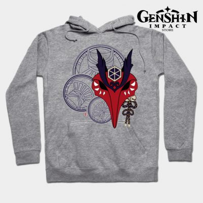 Kujou Sara Hoodie Gray / S