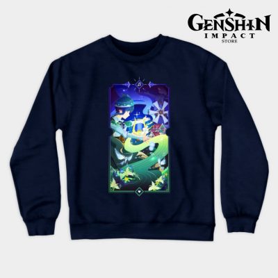Venti Crewneck Sweatshirt Navy Blue / S