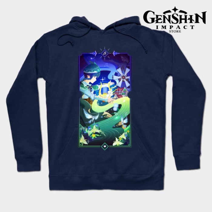 Venti Hoodie Navy Blue / S