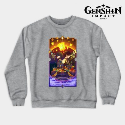 Xiao X Zhongli Crewneck Sweatshirt Gray / S