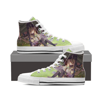 Colorful Raiden Shogun Genshin Shoes