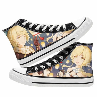 Genshin Impact Aether/Lumine Art Shose