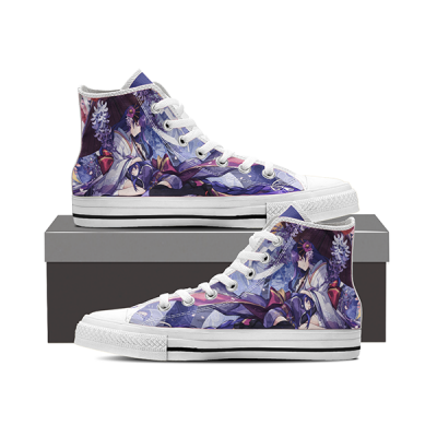 Blue Raiden Shogun Genshin Shoes