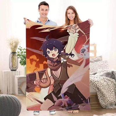 Genshin Impact Blanket Barbatos Blanket