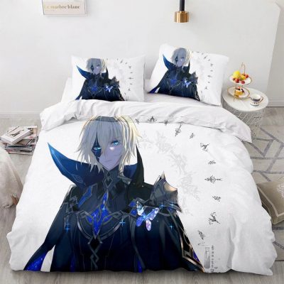 Genshin Impact Bedding Set Game 3d Bedding Set Style 13