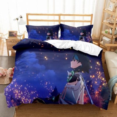 Bedding Set Genshin Impact Game Kids 3d Style 11