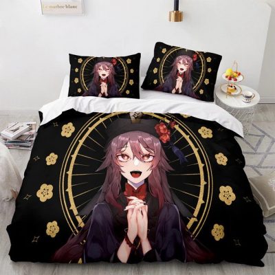 Genshin Impact Bedding Set Game 3d Bedding Set Style 6