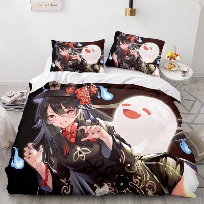 Genshin Impact Bedding Set Game 3d Bedding Set Style 18