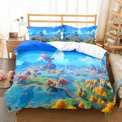 Bedding Set Genshin Impact Game Kids 3d Style 10