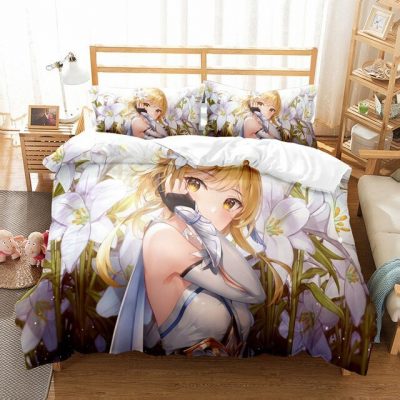 Bedding Set Genshin Impact Game Kids 3d Style 6