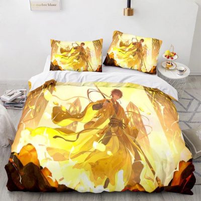 Genshin Impact Bedding Set Game 3d Bedding Set Style 8