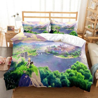 Bedding Set Genshin Impact Game Kids 3d Style 4