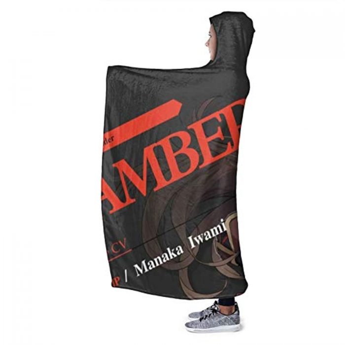 genshin impact hooded blanket 3d print thick blanket for kids teens adu 104 - Genshin Impact Store