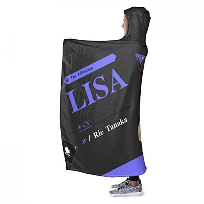 genshin impact hooded blanket 3d print thick blanket for kids teens adu 118 - Genshin Impact Store
