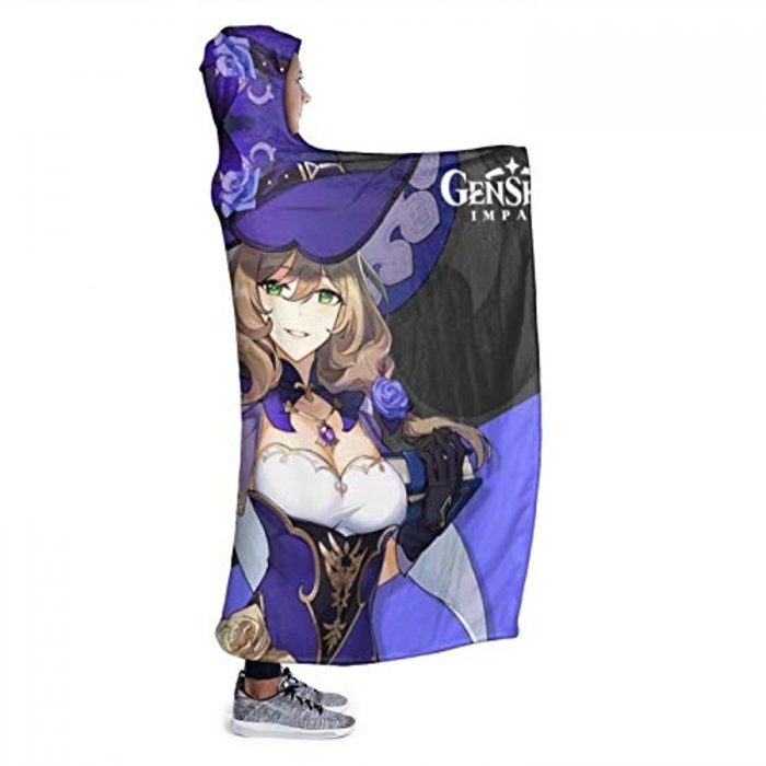 genshin impact hooded blanket 3d print thick blanket for kids teens adu 119 - Genshin Impact Store