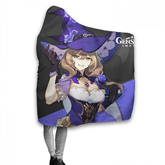genshin impact hooded blanket 3d print thick blanket for kids teens adu 121 - Genshin Impact Store