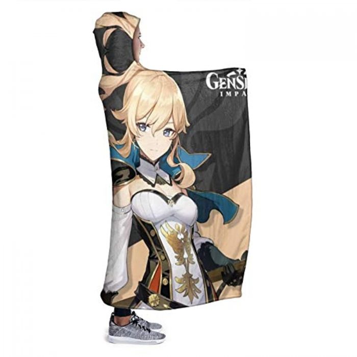 genshin impact hooded blanket 3d print thick blanket for kids teens adu 126 - Genshin Impact Store