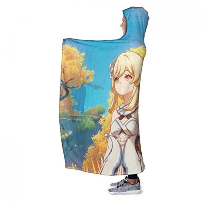 genshin impact hooded blanket 3d print thick blanket for kids teens adu 132 - Genshin Impact Store