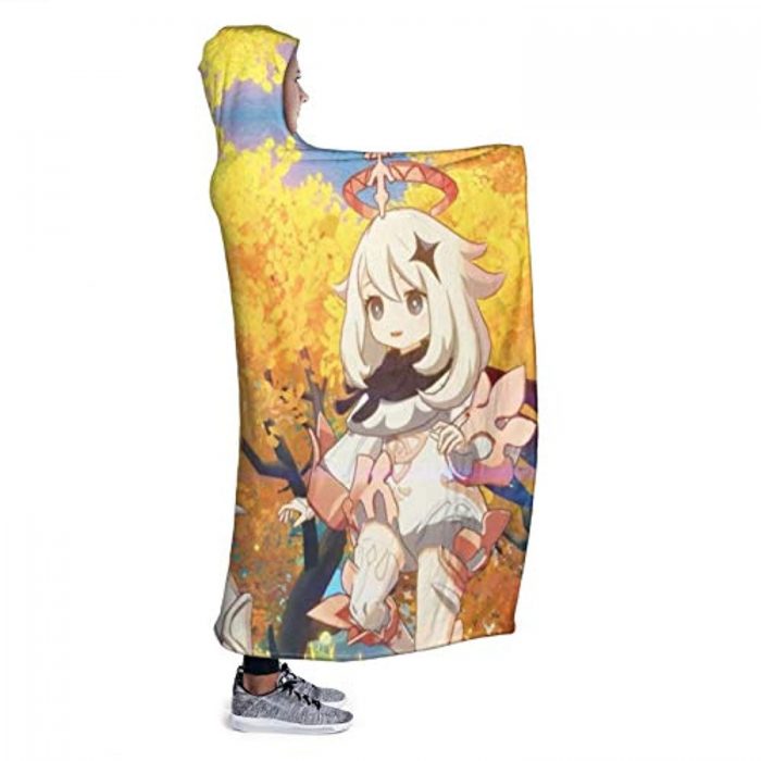 genshin impact hooded blanket 3d print thick blanket for kids teens adu 133 - Genshin Impact Store