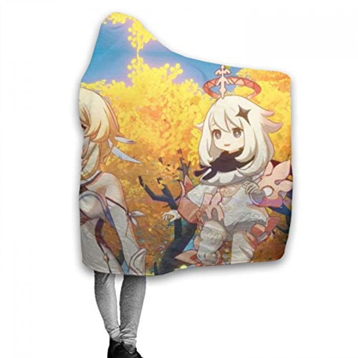 genshin impact hooded blanket 3d print thick blanket for kids teens adu 135 - Genshin Impact Store