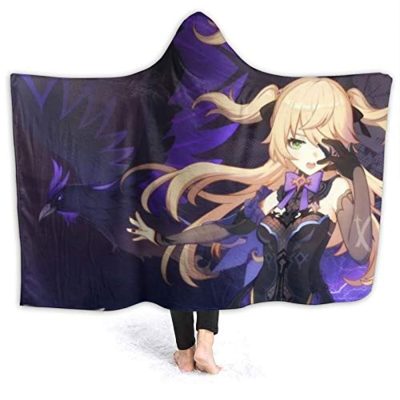 Genshin Impact Fischl Hooded Blanket