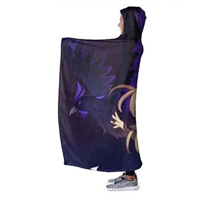 genshin impact hooded blanket 3d print thick blanket for kids teens adu 160 - Genshin Impact Store
