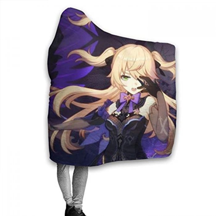genshin impact hooded blanket 3d print thick blanket for kids teens adu 163 - Genshin Impact Store