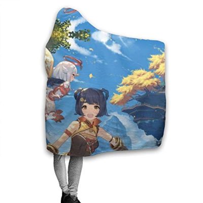 genshin impact hooded blanket 3d print thick blanket for kids teens adul 37 1 - Genshin Impact Store