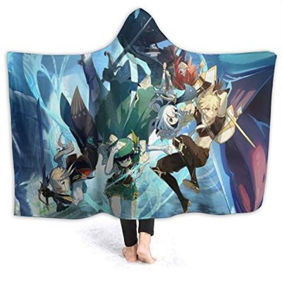 Kimetsu no Yaiba Impact Hooded Blanket