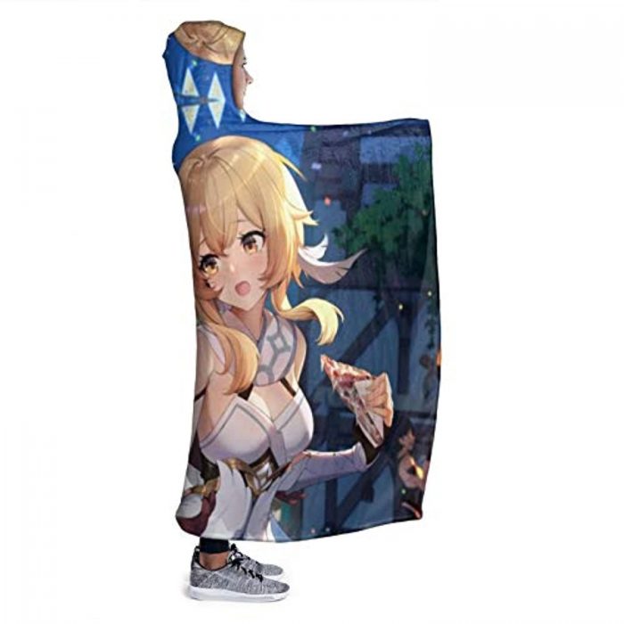 genshin impact hooded blanket 3d print thick blanket for kids teens adul 49 - Genshin Impact Store