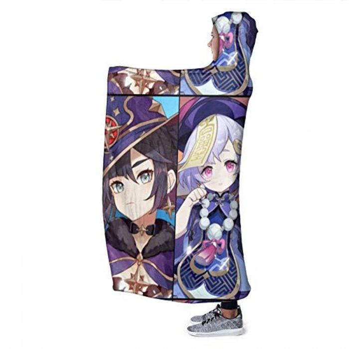 genshin impact hooded blanket 3d print thick blanket for kids teens adult 6 - Genshin Impact Store