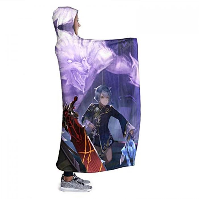 genshin impact hooded blanket cozy thick hooded blanket 14 - Genshin Impact Store