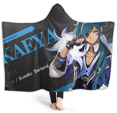 Kaeya Impact Hooded Blanket