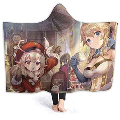 Woman Main Character Impact Hooded Blanket