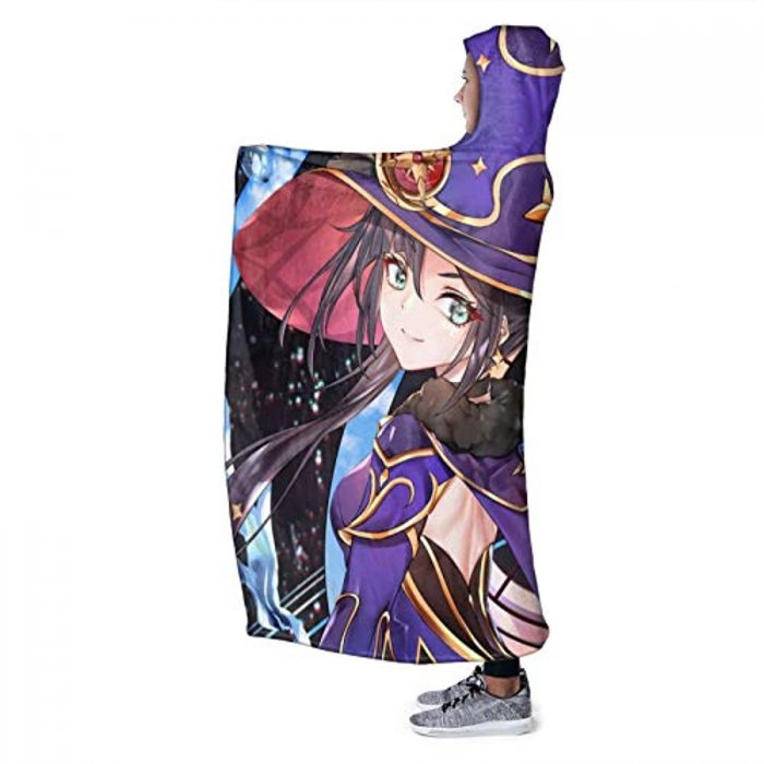genshin impact hooded blanket lisa cozy thick hooded blanket 2 - Genshin Impact Store