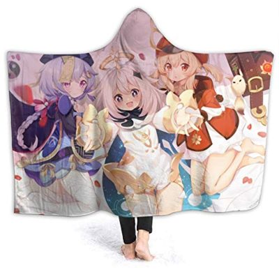 Qiqi Klee Genshin Impact Hooded Blanket