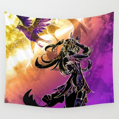 Keqing Impact Wall Tapestry