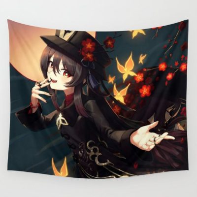 Hutao Funny Impact Wall Tapestry