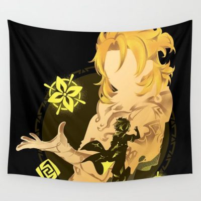 Vago Mundo Zhongli Impact Wall Tapestry