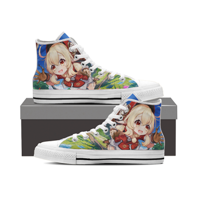 Colorful Cute Klee Genshin Shoes