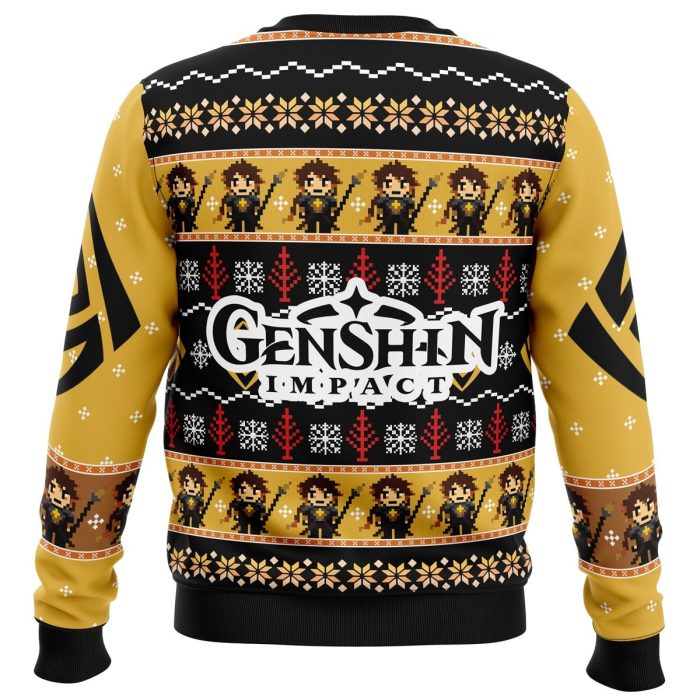 Zhongli Sweater back - Genshin Impact Store